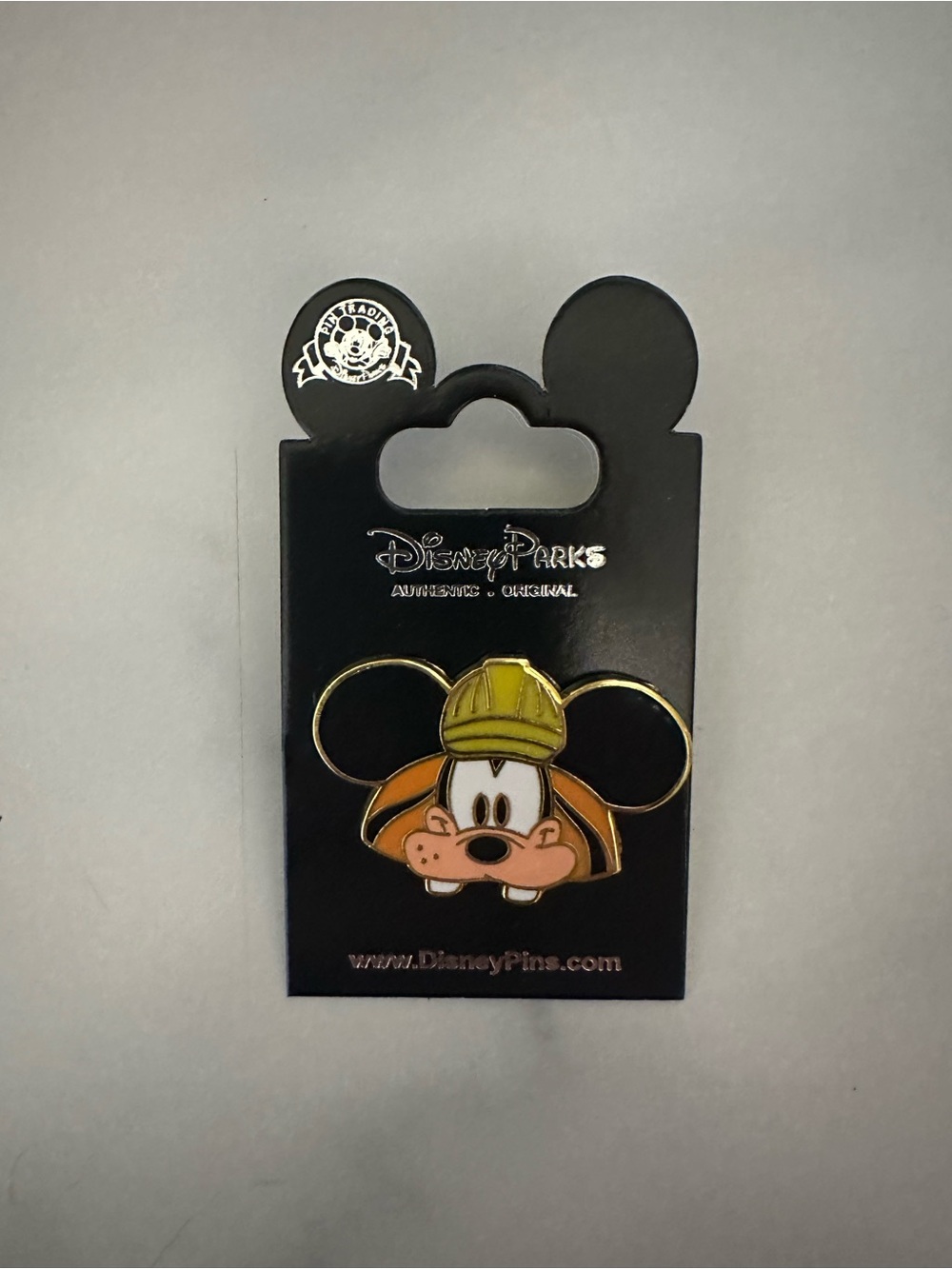 Disney Goofy Enamel Pin in Black, Yellow & Orange